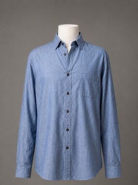 Club Room Men’s XL Slim Fit Blue Button Down Shirt